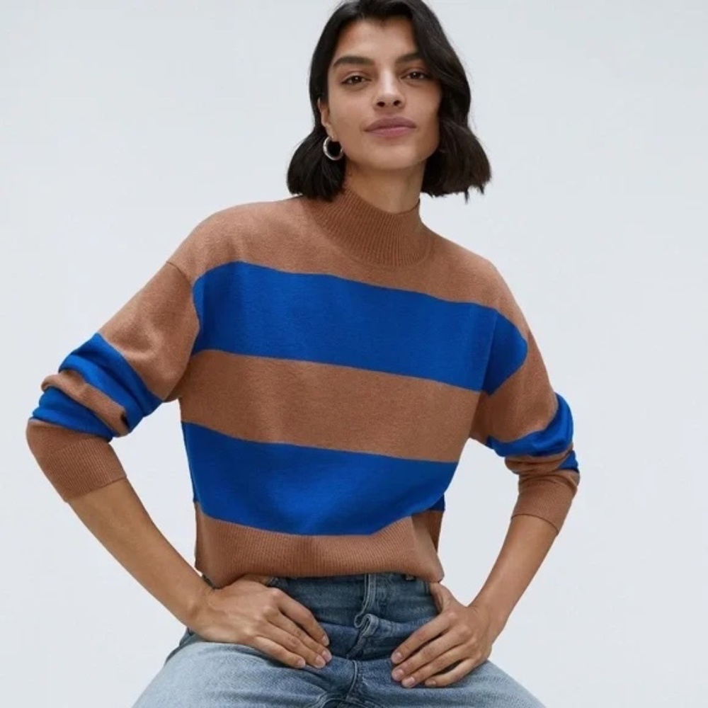 Everlane Cropped Luxe Merino Turtleneck